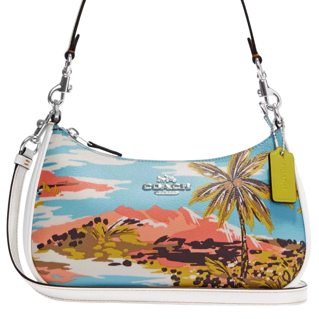 Túi xách Coach Teri Shoulder Bag With Hawaiian Print CJ598 5