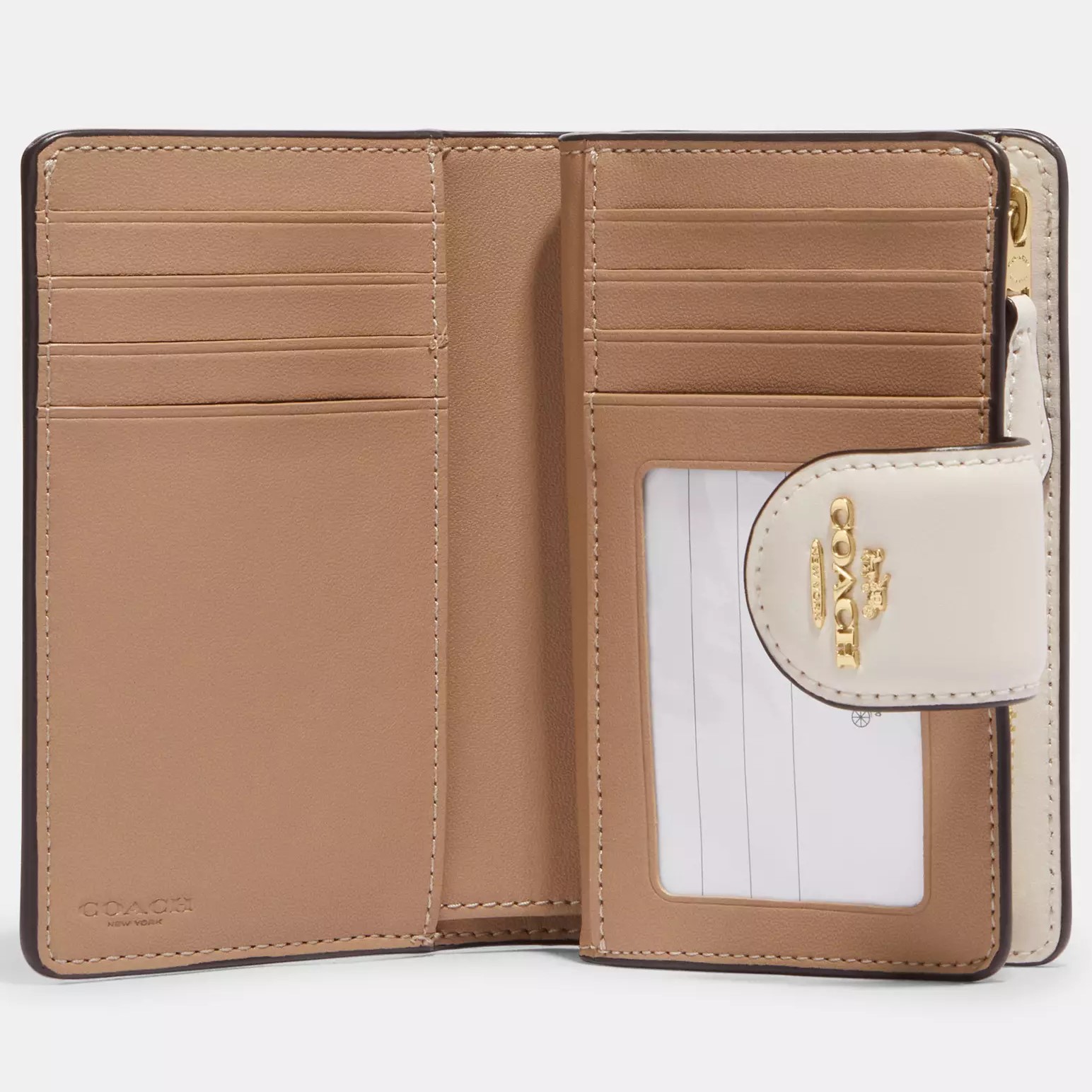 Ví Coach Medium Corner Zip Wallet In Signature Canvas With Nostalgic Ditsy Print CH480 3
