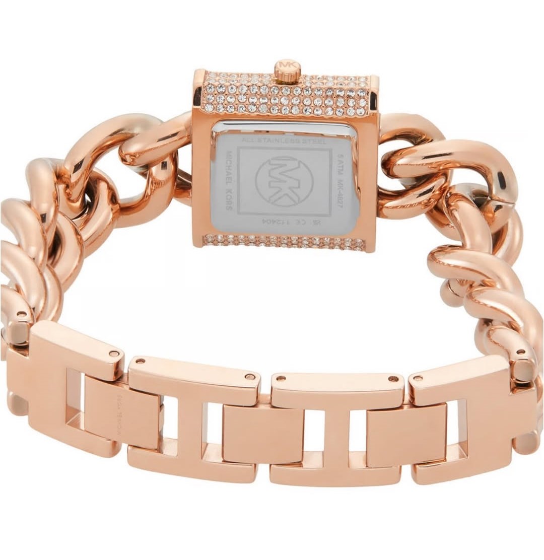 Đồng Hồ đeo tay Nữ Michael Kors Quartz Chain Lock Womens Watch MK4827 6