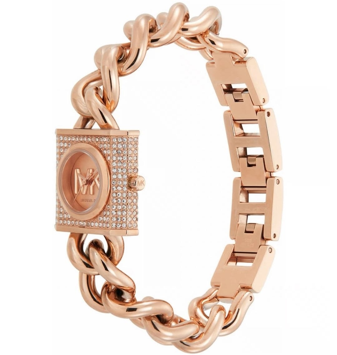 Đồng Hồ đeo tay Nữ Michael Kors Quartz Chain Lock Womens Watch MK4827 10