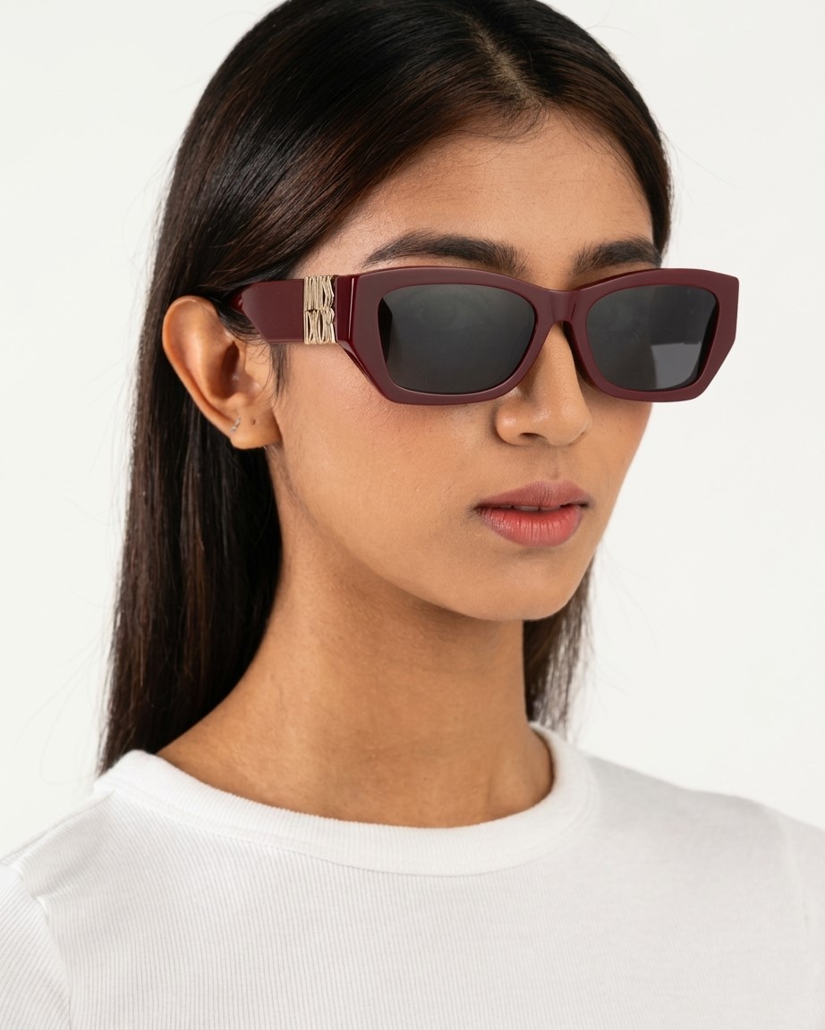 Mắt kính Dior MissDior S1I Claret Rectangular Sunglasses 7