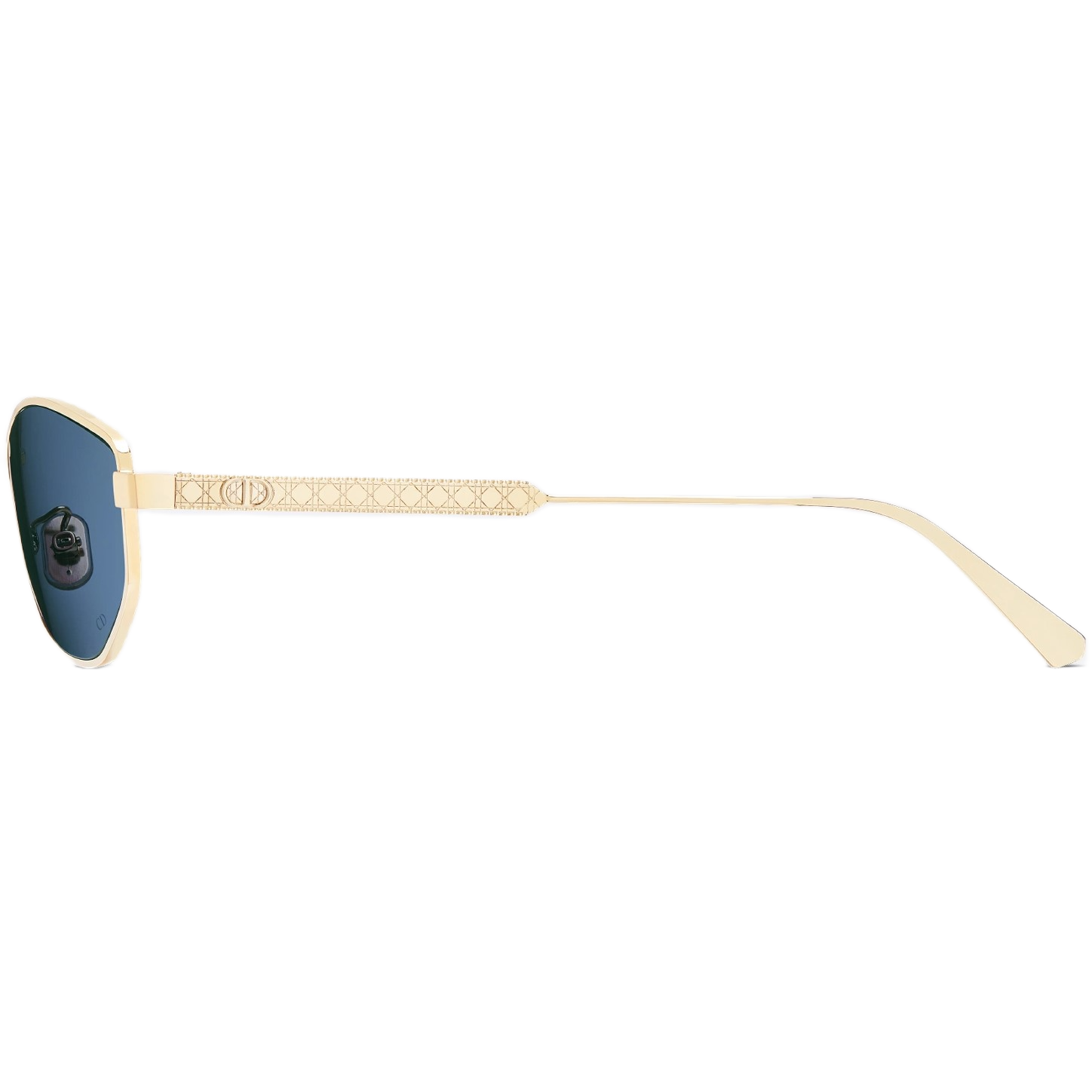 Mắt kính Dior Cannage B1U Blue Oval Sunglasses 2