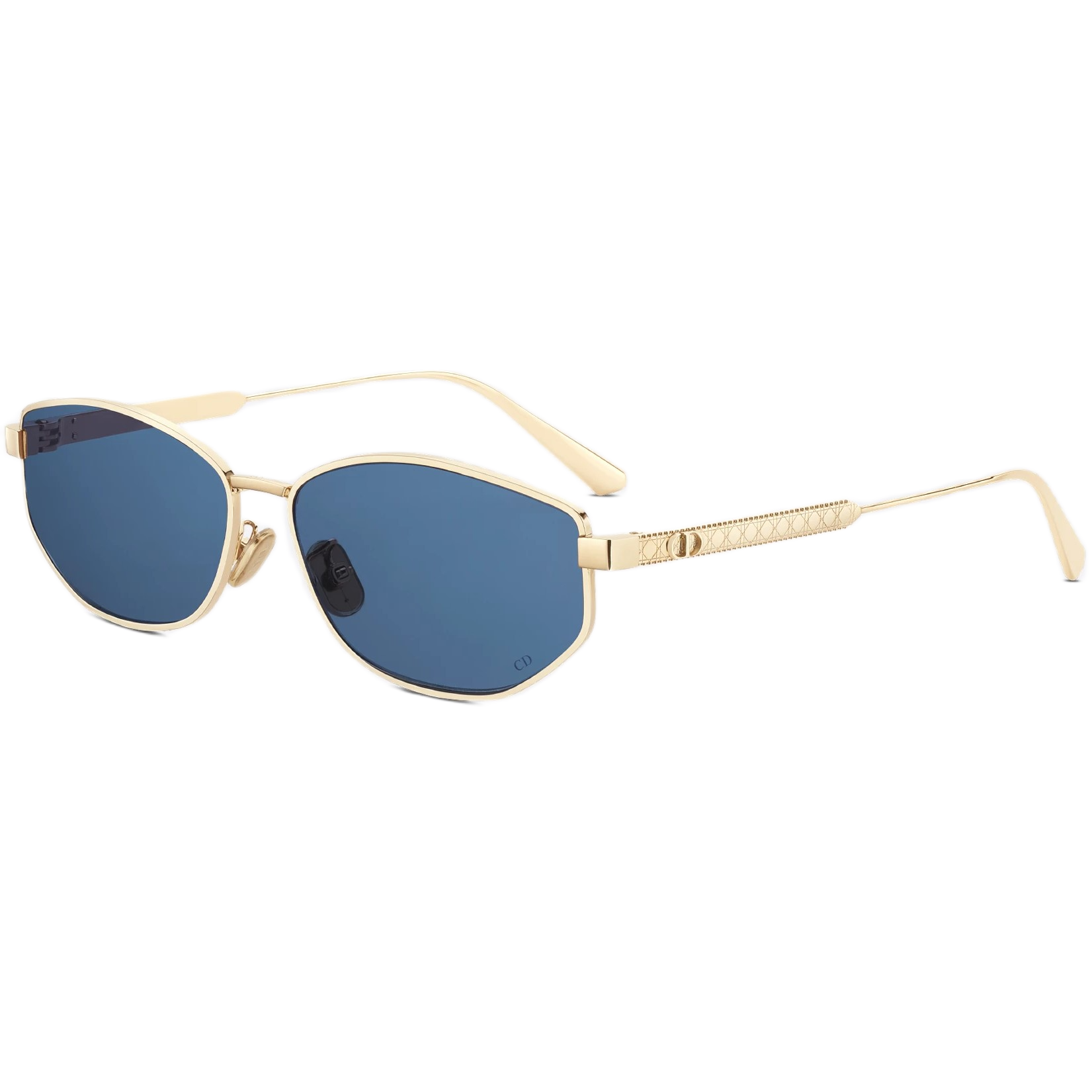Mắt kính Dior Cannage B1U Blue Oval Sunglasses 1