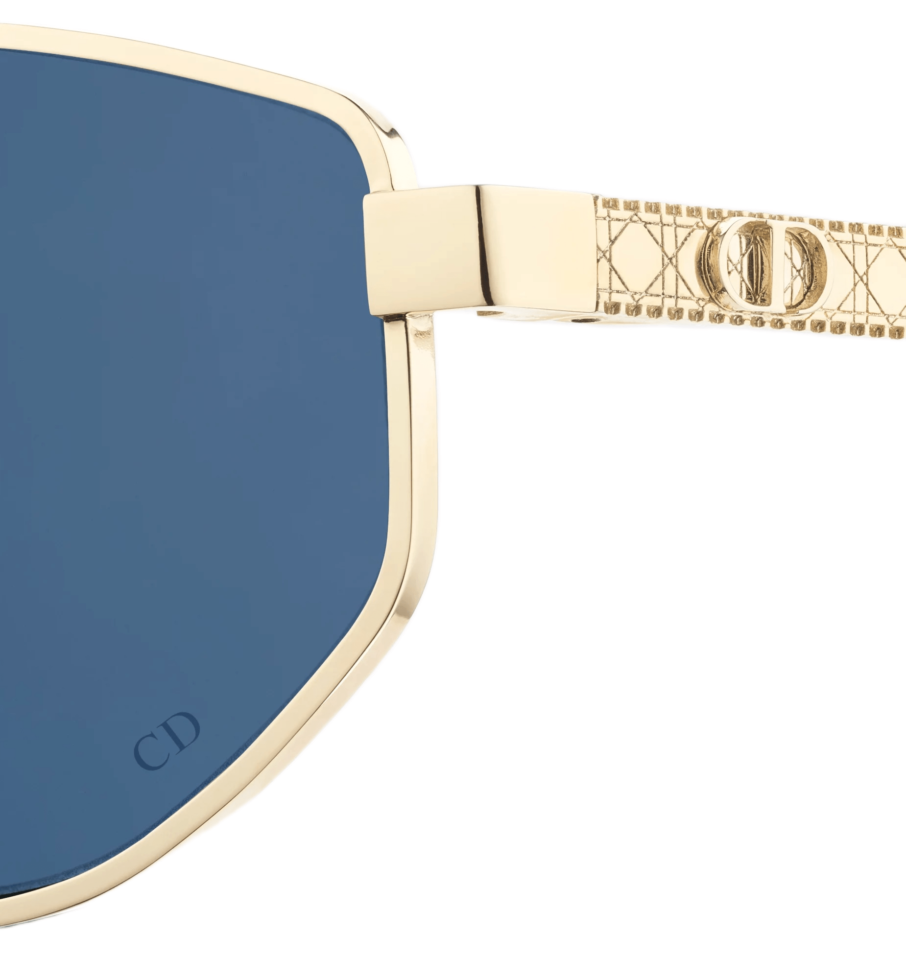 Mắt kính Dior Cannage B1U Blue Oval Sunglasses 6