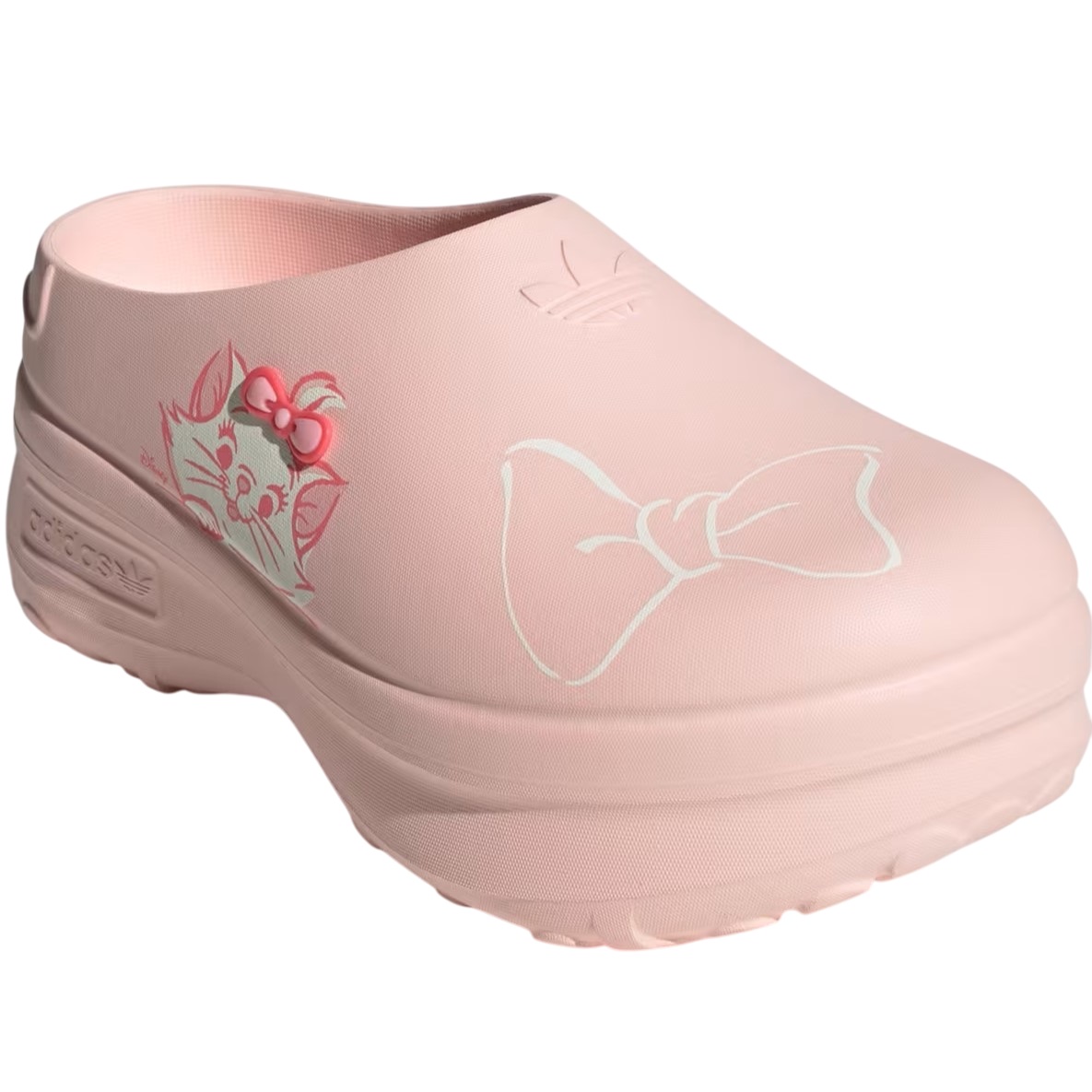 Giày sục hồng Adifom Stan Smith Mule Disney The Aristocats Sandy Pink 1