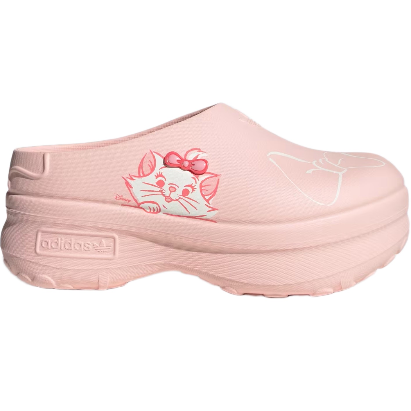 Giày sục hồng Adifom Stan Smith Mule Disney The Aristocats Sandy Pink 5