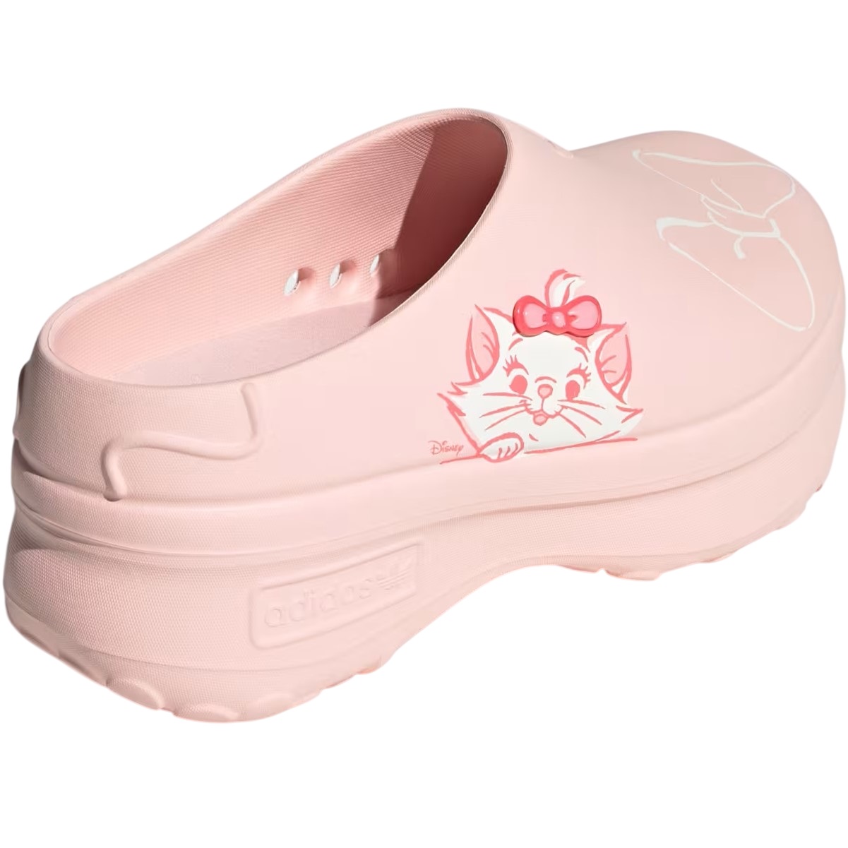 Giày sục hồng Adifom Stan Smith Mule Disney The Aristocats Sandy Pink 8