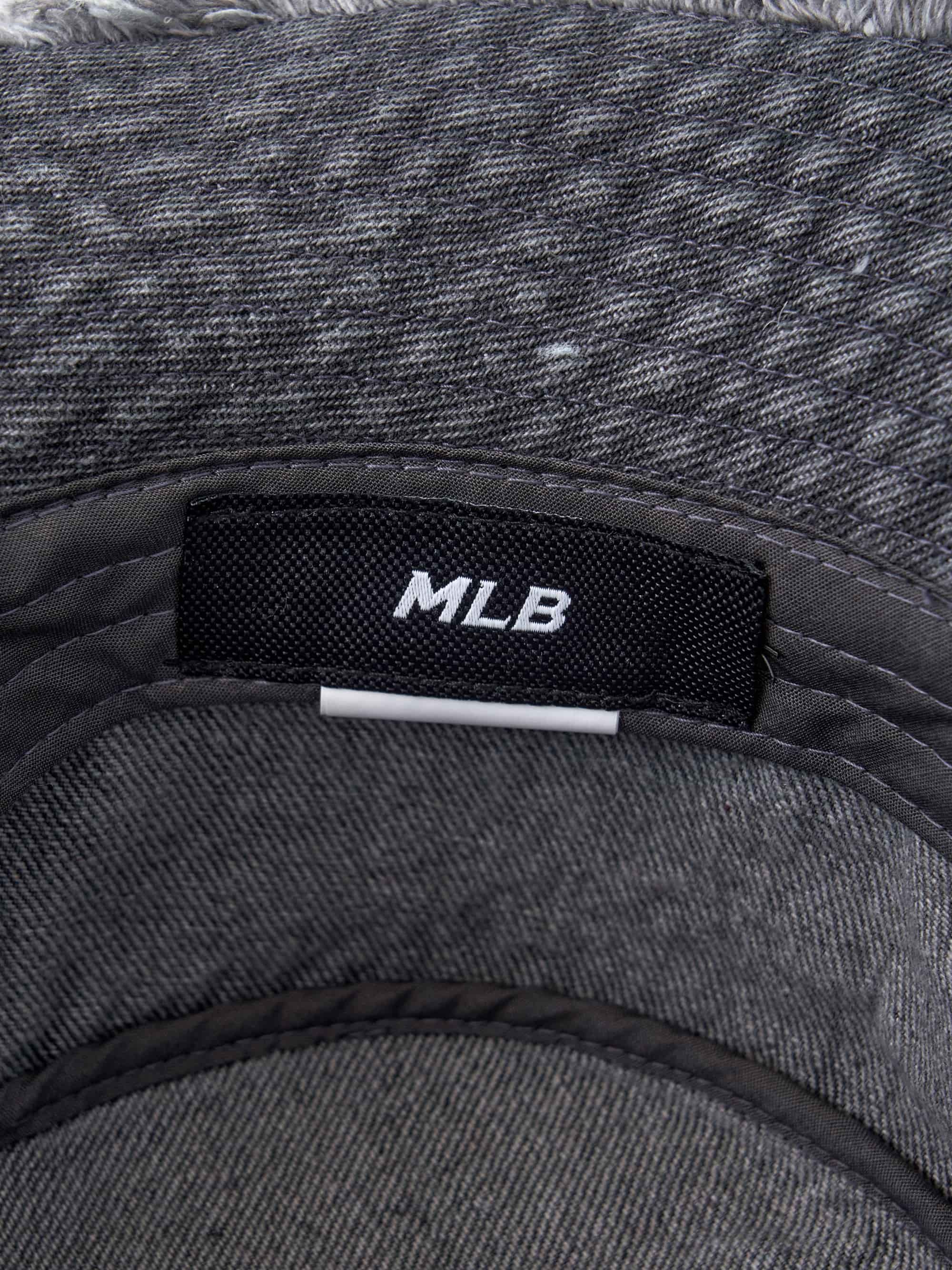 Nón vành có dây rút MLB Color Denim Safari Bucket Hat New York 3AHTD025N-50GRS 1