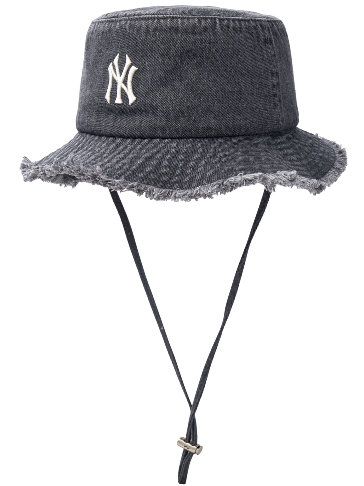 Nón vành có dây rút MLB Color Denim Safari Bucket Hat New York 3AHTD025N-50GRS 3