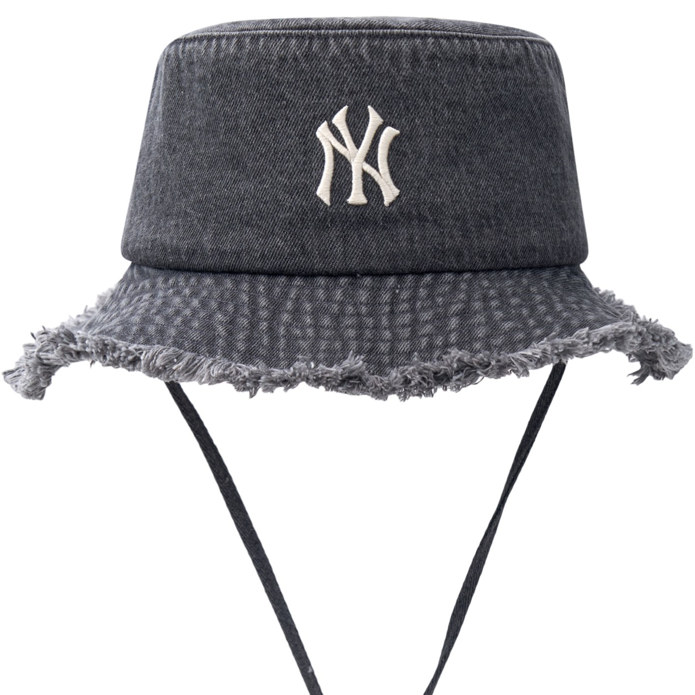 Nón vành có dây rút MLB Color Denim Safari Bucket Hat New York 3AHTD025N-50GRS 6