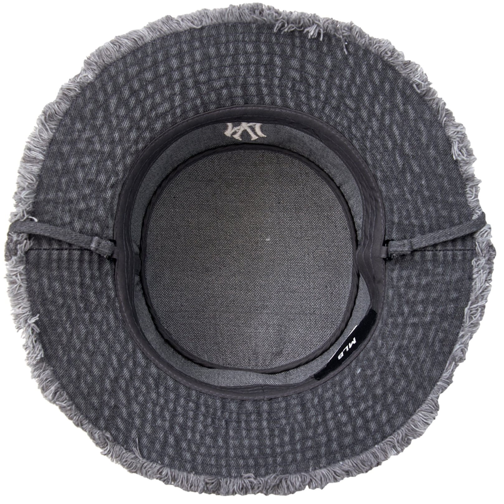 Nón vành có dây rút MLB Color Denim Safari Bucket Hat New York 3AHTD025N-50GRS 5