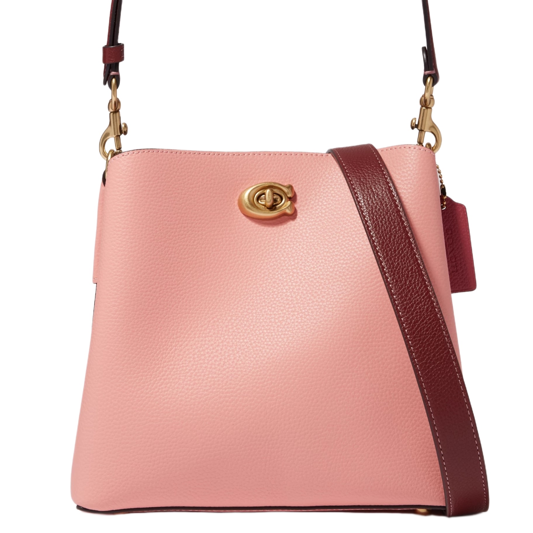 Túi đeo chéo Coach Willow Bucket Bag In Colorblock Candy Pink Multi C3766 5