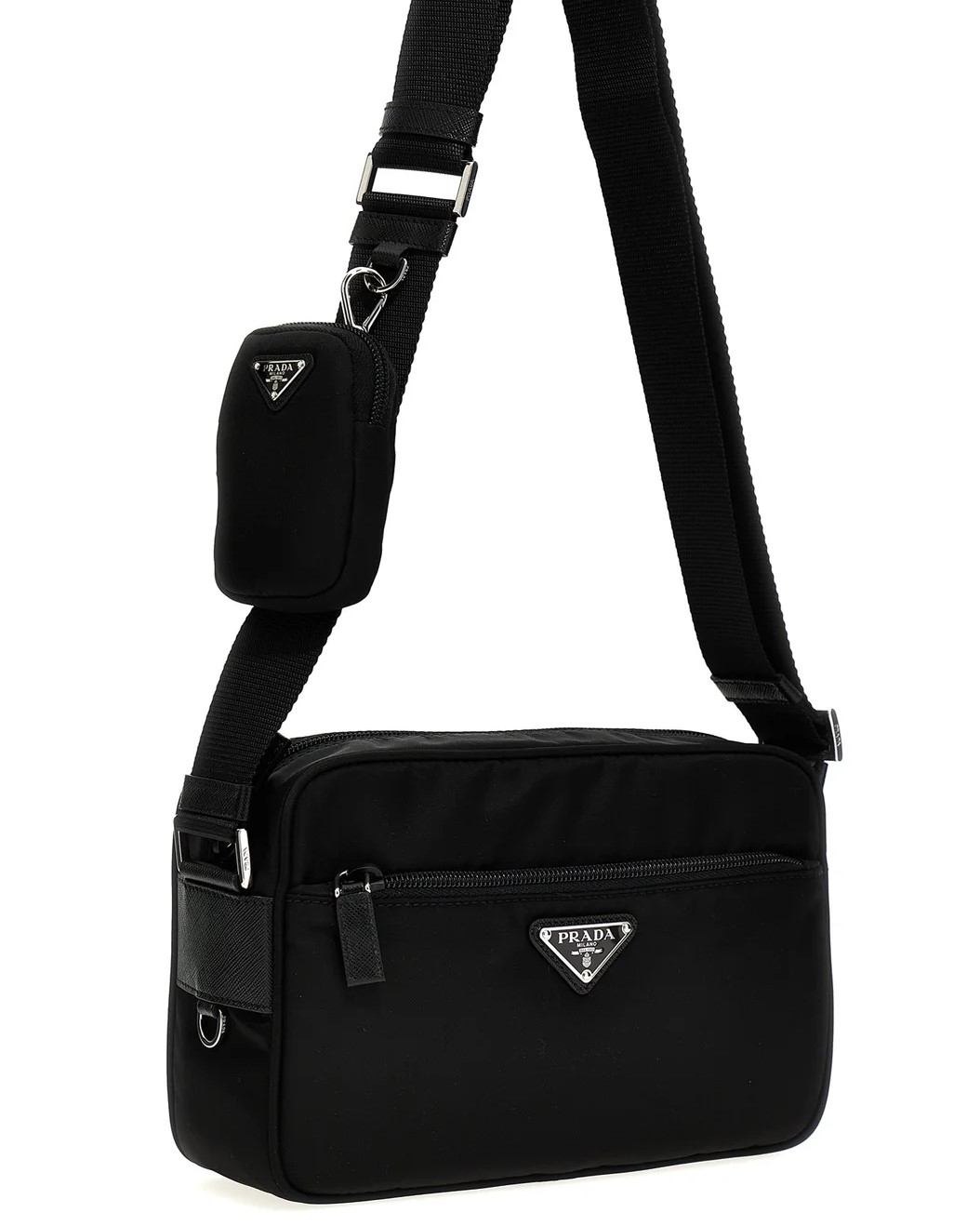 Túi Đeo Chéo kèm ví nhỏ Prada Re-nylon Camera Bag 1BC167VB1MRV44 2