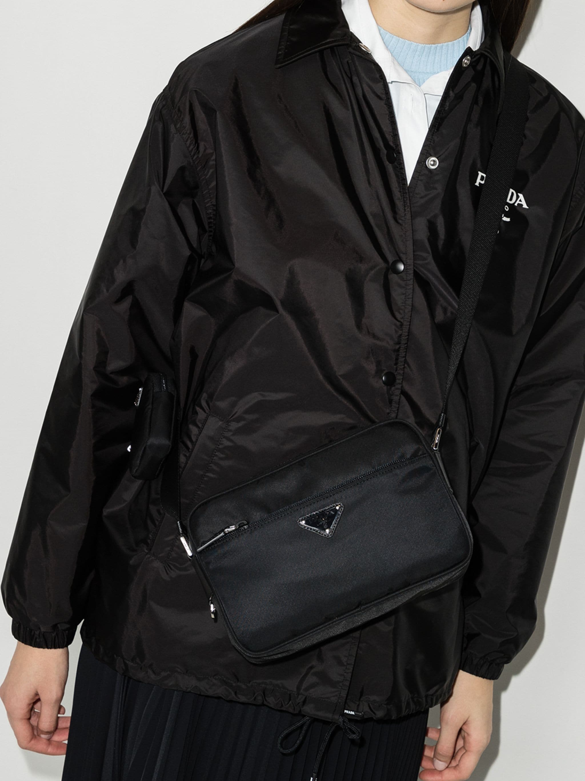 Túi Đeo Chéo kèm ví nhỏ Prada Re-nylon Camera Bag 1BC167VB1MRV44 3
