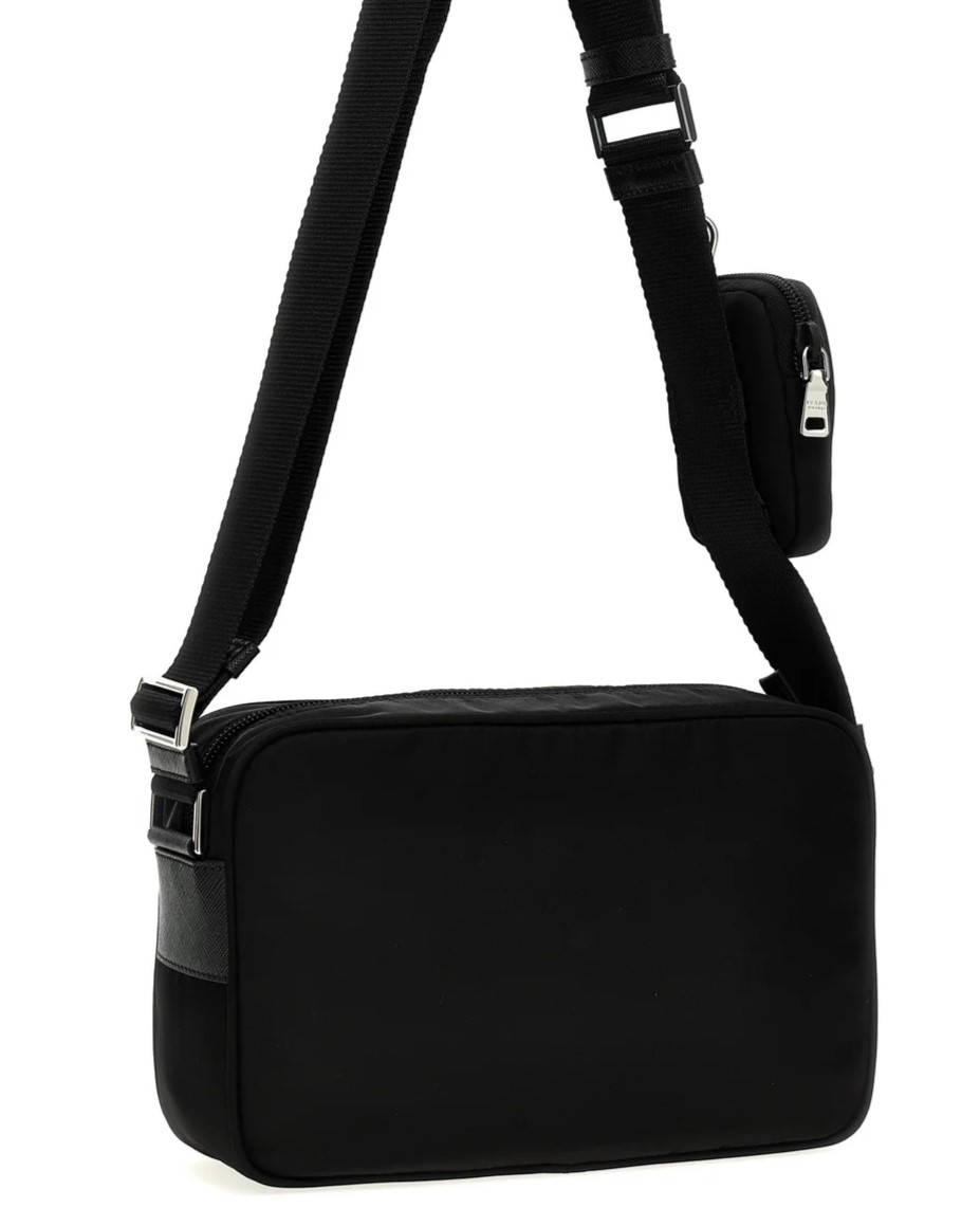Túi Đeo Chéo kèm ví nhỏ Prada Re-nylon Camera Bag 1BC167VB1MRV44 5