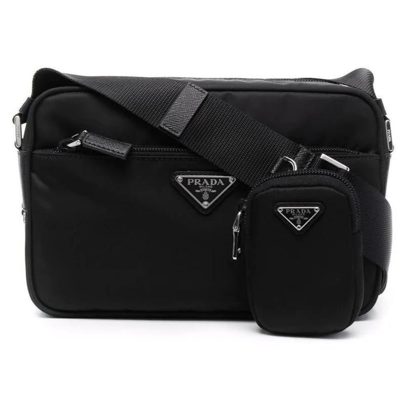 Túi Đeo Chéo kèm ví nhỏ Prada Re-nylon Camera Bag 1BC167VB1MRV44 10