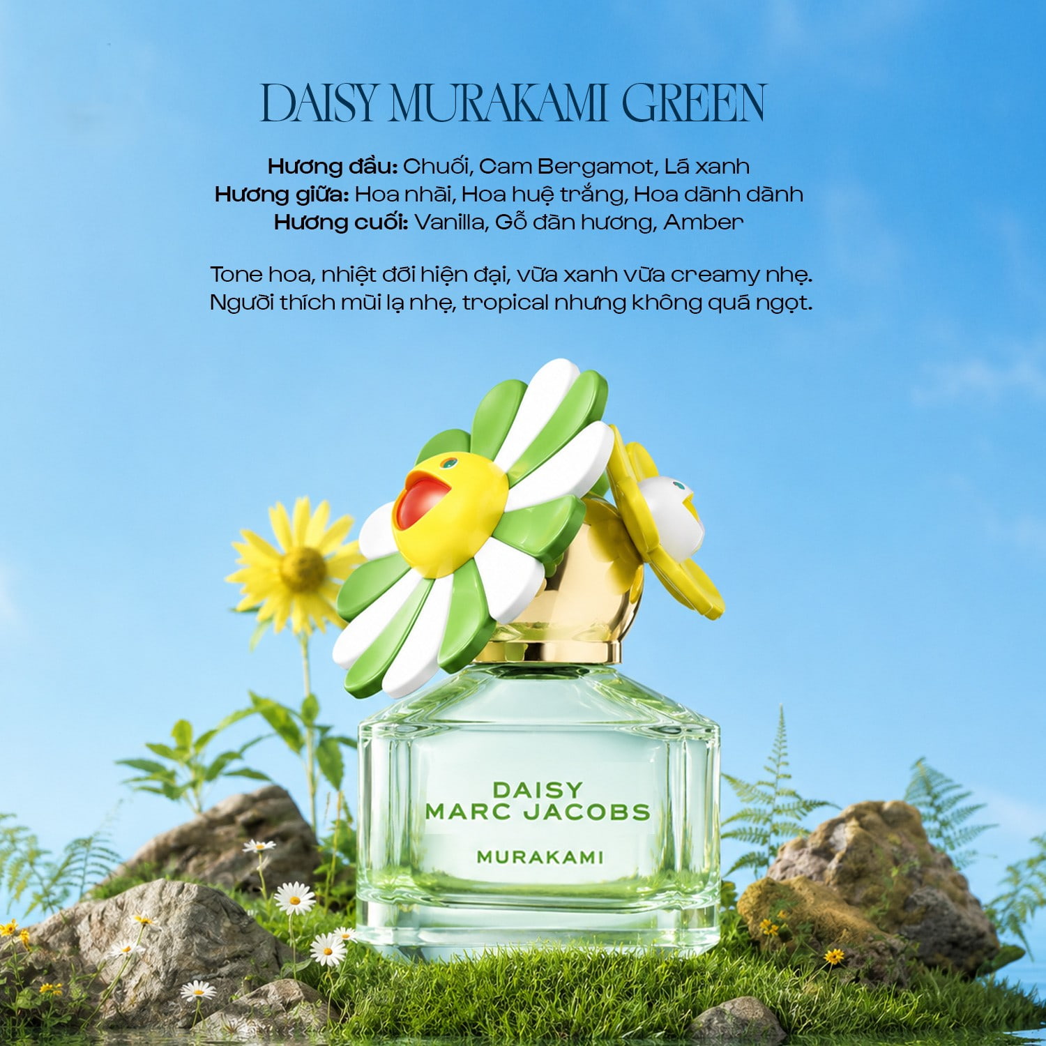 Nước Hoa Marc Jacobs Daisy Murakami Green Limited Edition Eau De Parfum 50ml 1