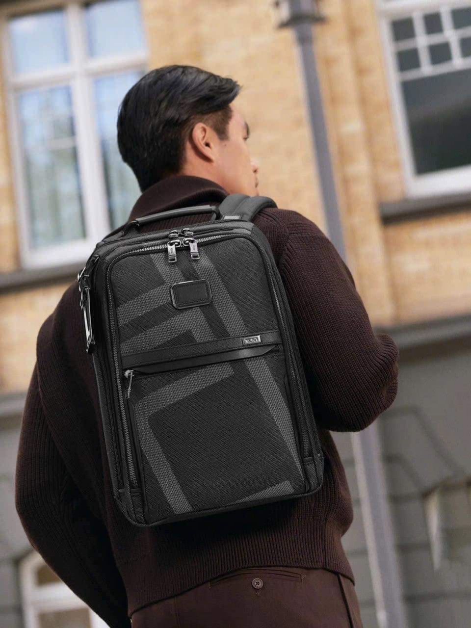 Ba lô nam Tumi Alpha 3 Slim Backpack Reflective Tumi jacquard 152419A516 2