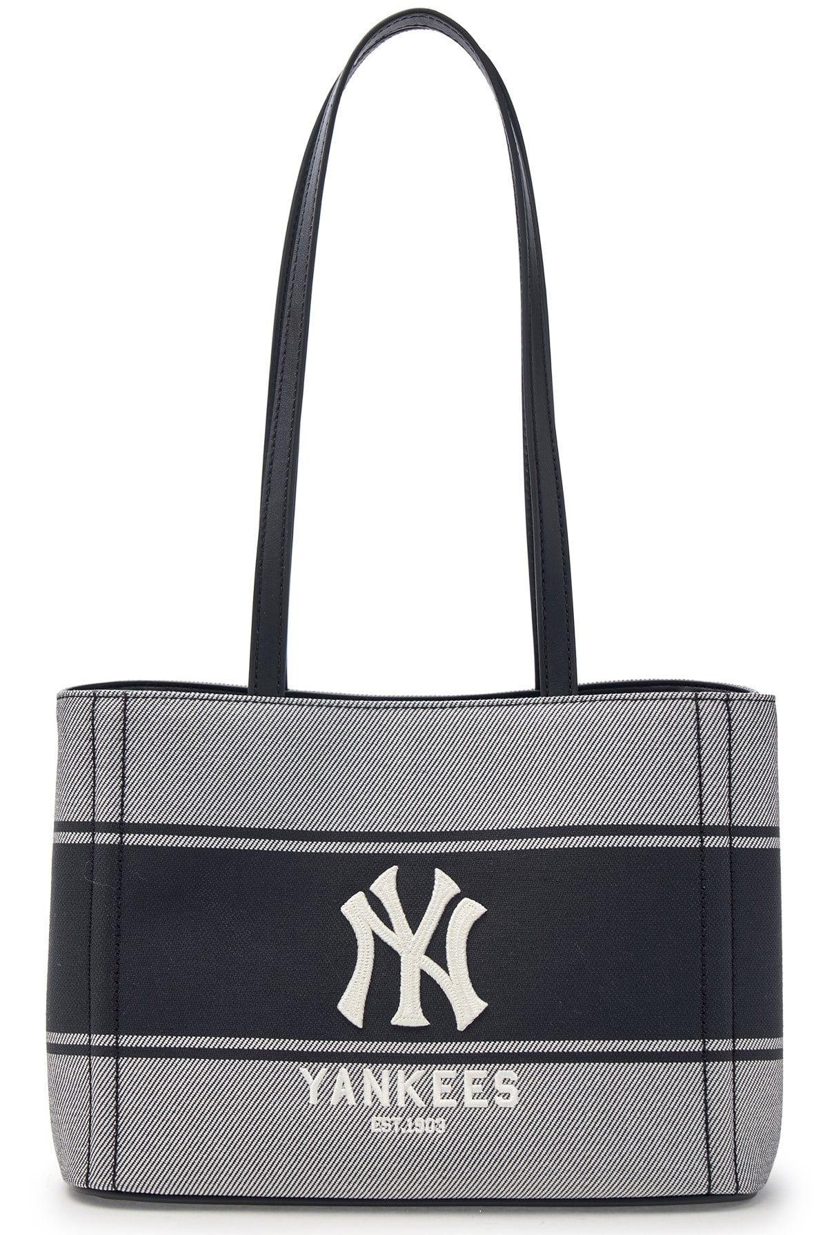 Túi xách Tote MLB Varsity Lettering Canvas Tote Bag New York Yankees 3ABQB015N-50BKS 2