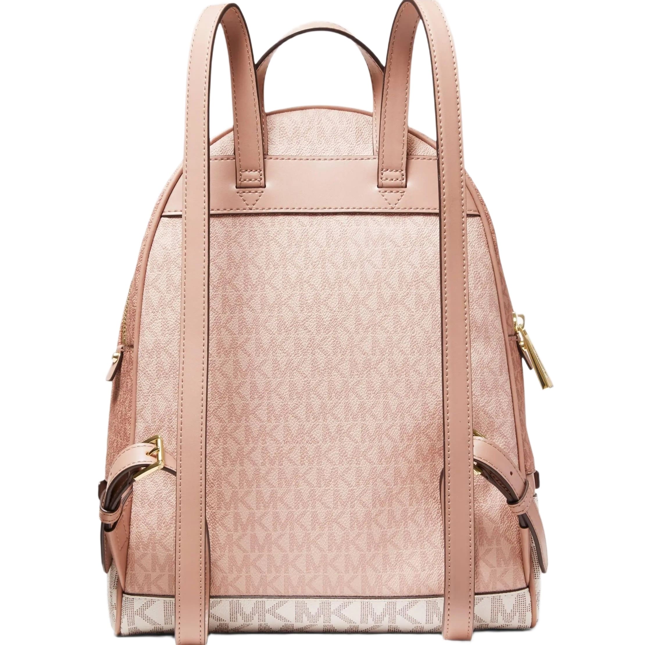Ba lô Michael Kors Rhea Zip Medium Monogram Backpack Ballet Pink Mix 3