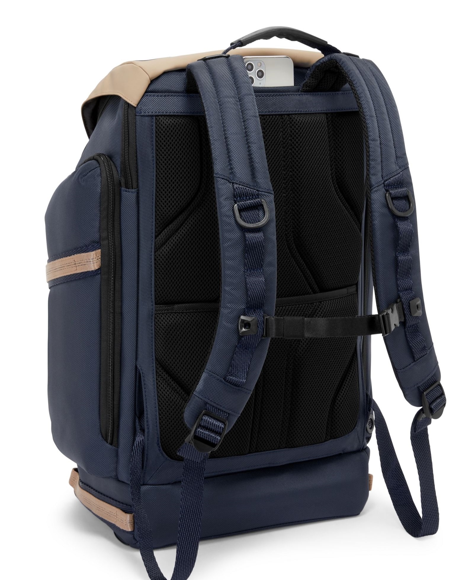 BA LÔ SIZE LỚN NAM TUMI ALPHA BRAVO EXPEDITION FLAP MIDNIGHT NAVY KHAKI BACKPACK 1501853487 6