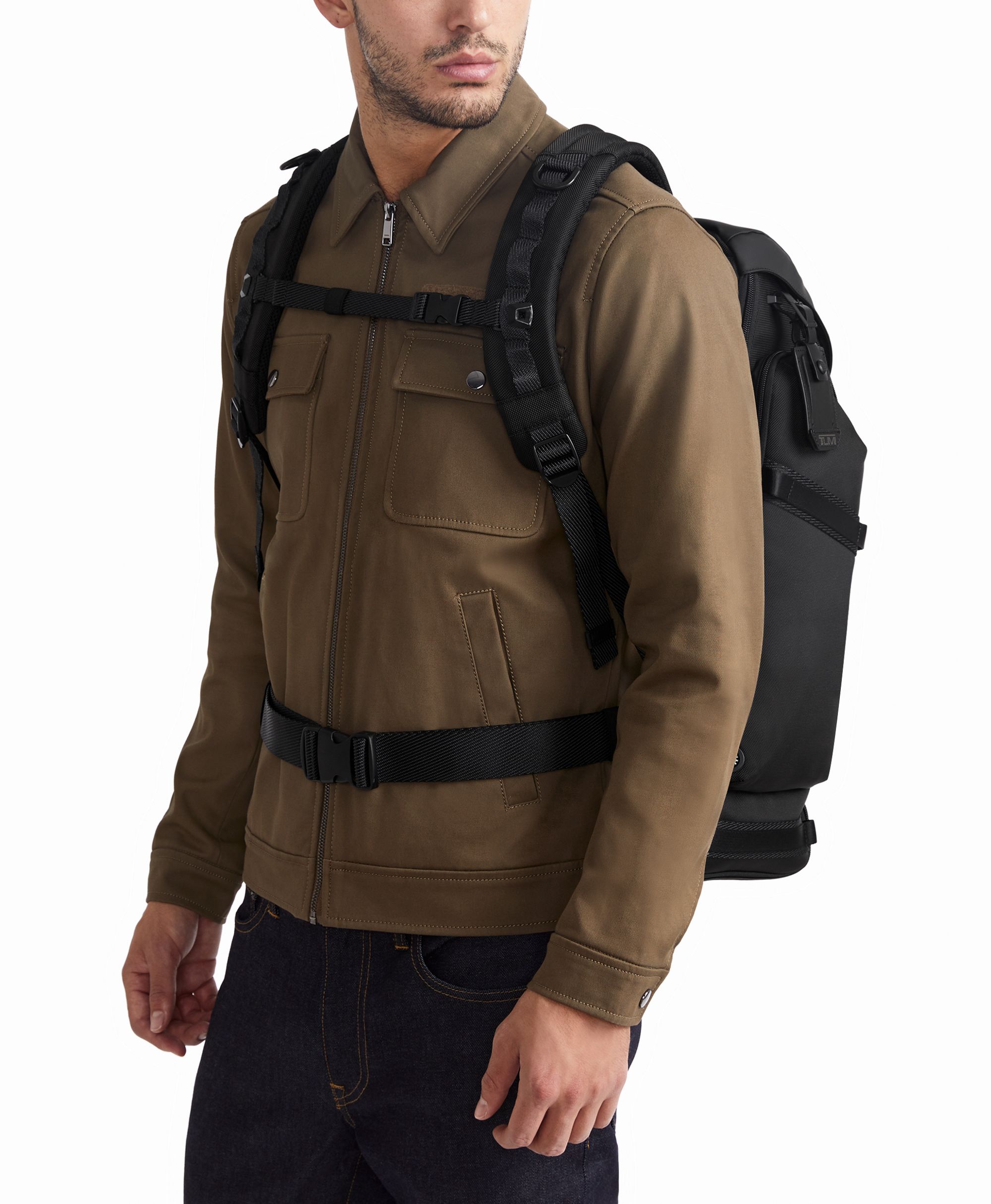BA LÔ SIZE LỚN NAM TUMI ALPHA BRAVO EXPEDITION FLAP MIDNIGHT NAVY KHAKI BACKPACK 1501853487 1