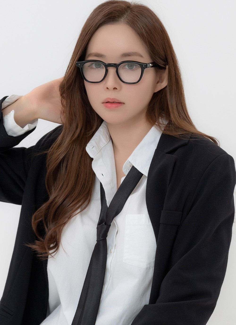 Kính mắt unisex thời trang GM Gentle Monster Gọng Cận Vonzo 01 Black Acetate Frame 9