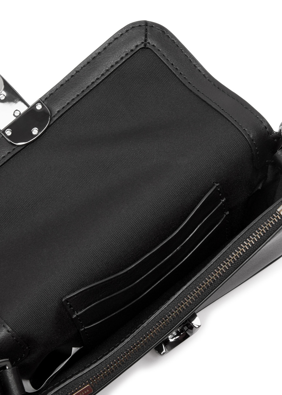 TÚI ĐEO CHÉO NỮ MARC JACOBS THE J MARC MINI SHOULDER BAG BLACK GUNMETAL 1
