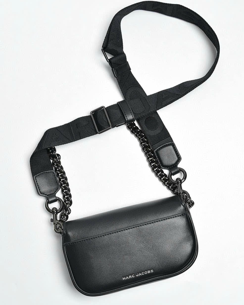 TÚI ĐEO CHÉO NỮ MARC JACOBS THE J MARC MINI SHOULDER BAG BLACK GUNMETAL 4