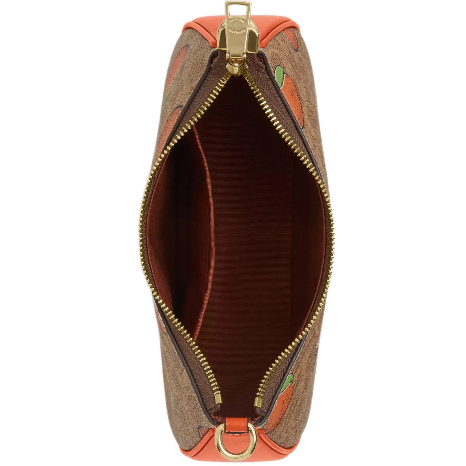Túi đeo chéo Coach Teri Shoulder Bag In Signature Canvas With Orange Print CAL80 2