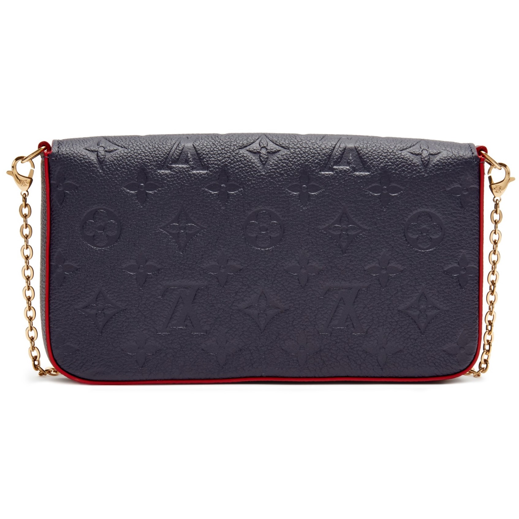 TÚI ĐEO CHÉO NỮ LV LOUIS VUITTON FÉLICIE POCHETTE MARINE ROUGE MONOGRAM EMPREINTE LEATHER WALLETS AND SMALL LEATHER GOODS M64099 8
