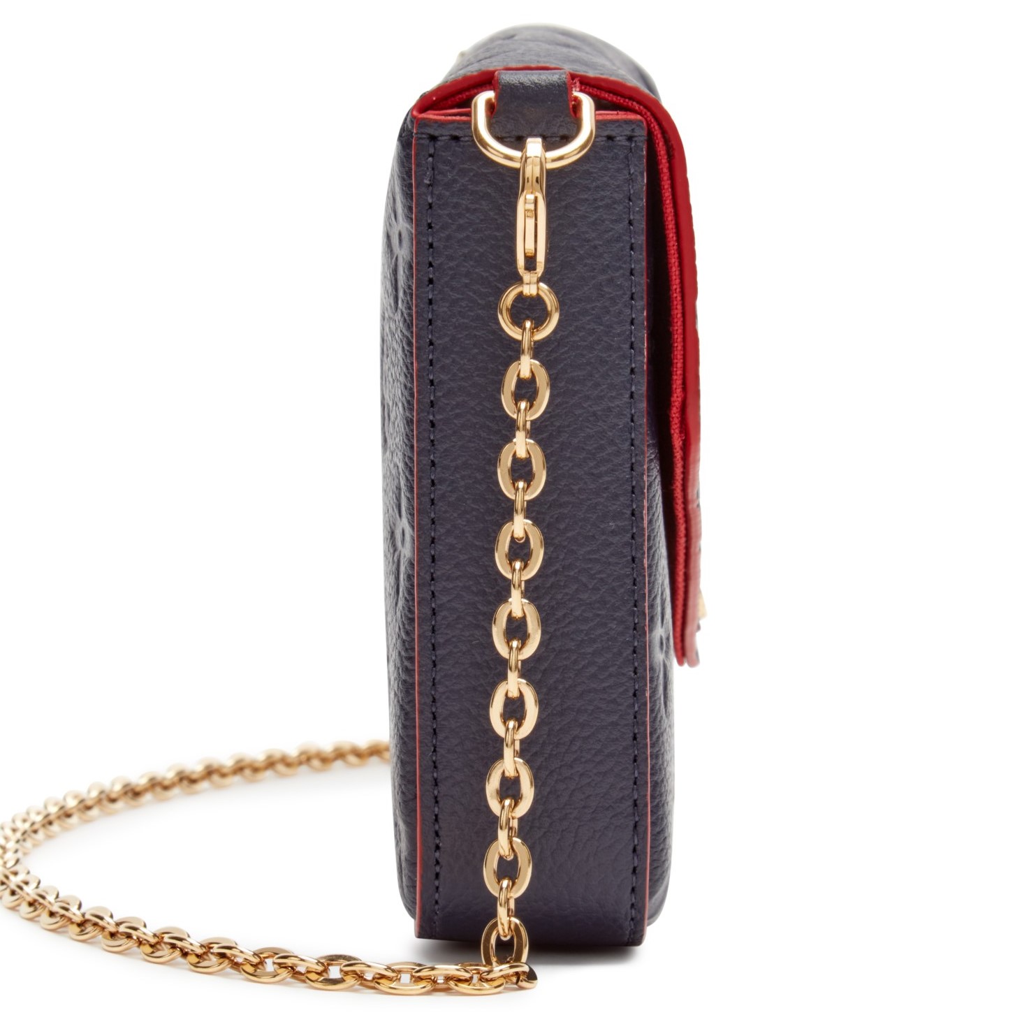 TÚI ĐEO CHÉO NỮ LV LOUIS VUITTON FÉLICIE POCHETTE MARINE ROUGE MONOGRAM EMPREINTE LEATHER WALLETS AND SMALL LEATHER GOODS M64099 16