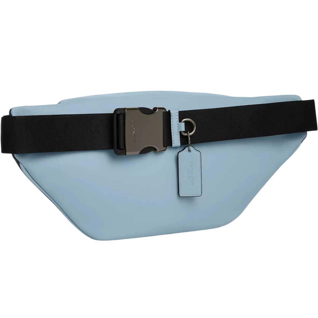 Túi bao tử Coach Racera Belt Bag In Colorblock Signature Canvas Light Blue Multi CAJ77 1