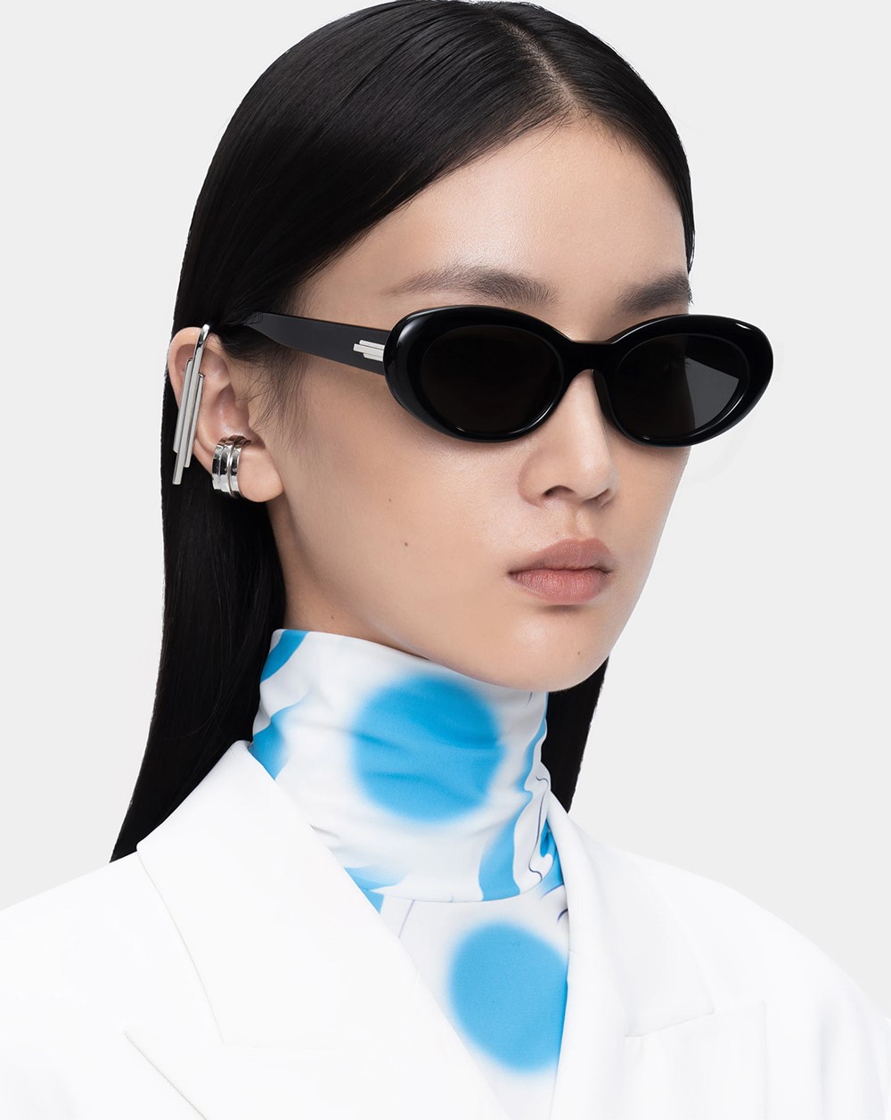 Kính mát thời trang Gentle Monster Le 01 Acetate Cat-eye Frame 6