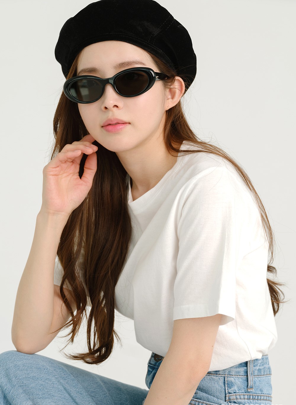 Kính mát thời trang Gentle Monster Le 01 Acetate Cat-eye Frame 7