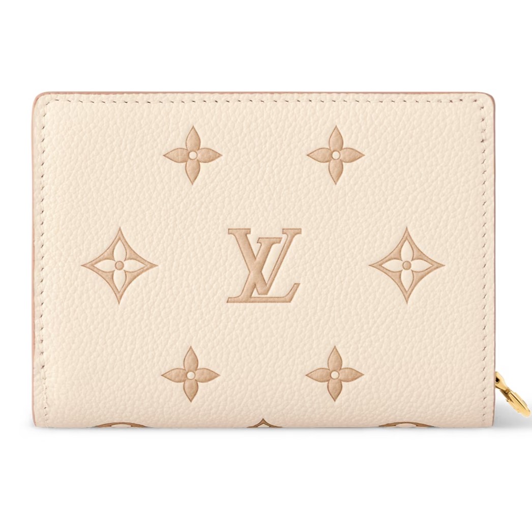 Ví ngắn nữ LV Louis Vuitton Cléa Monogram Empreinte Bicolor Eden 3
