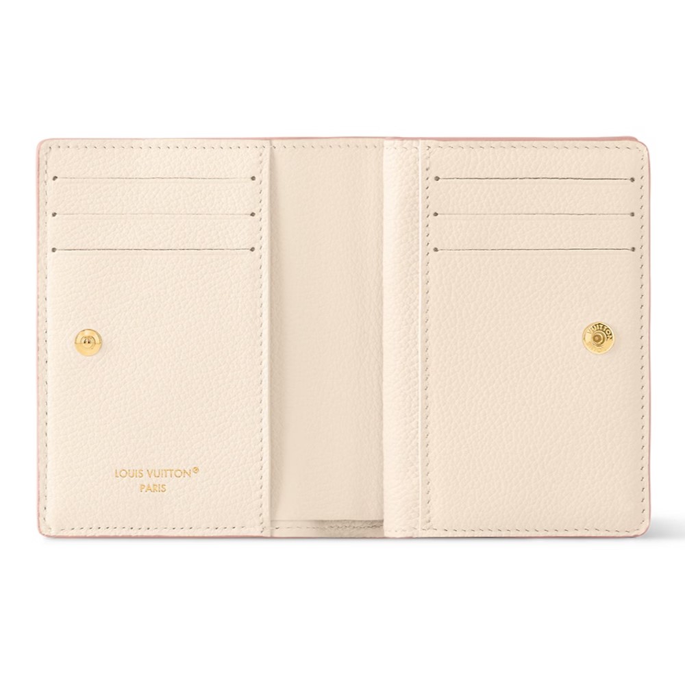 Ví ngắn nữ LV Louis Vuitton Cléa Monogram Empreinte Bicolor Eden 4