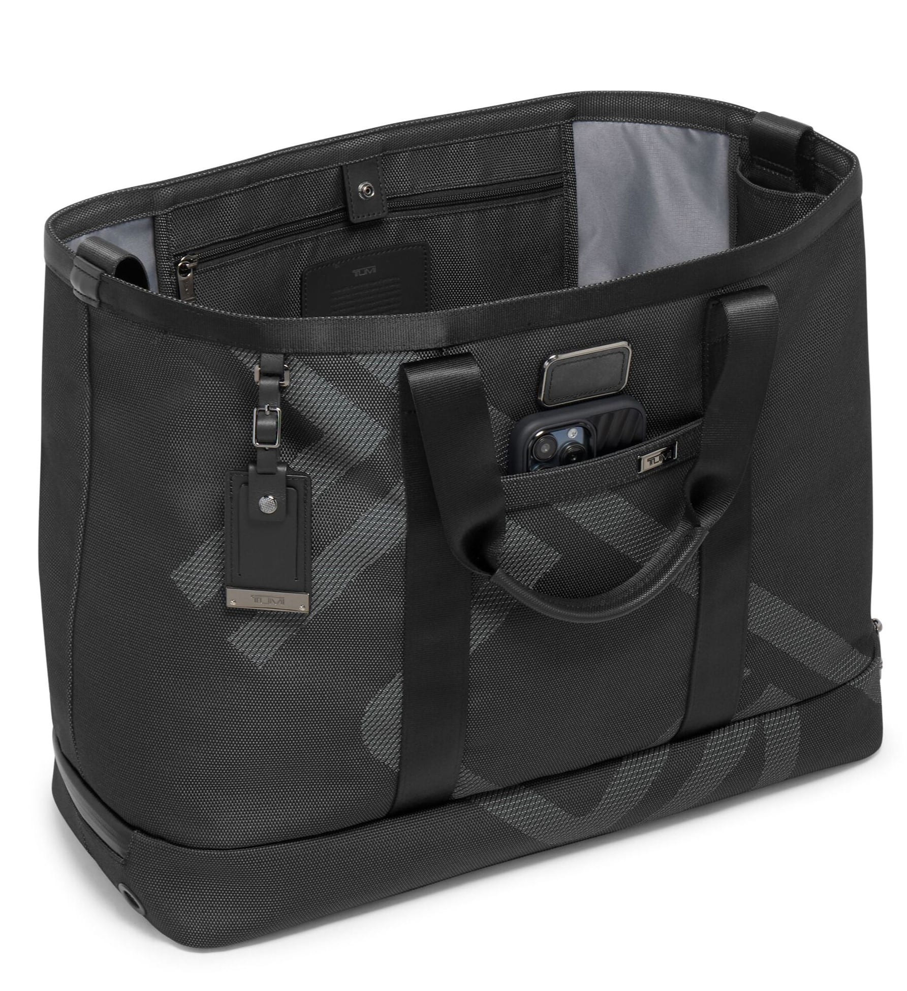 Túi Tumi Alpha Carryall Ballistic Nylon Tote Bag Reflective Tumi Jacquard Black 3