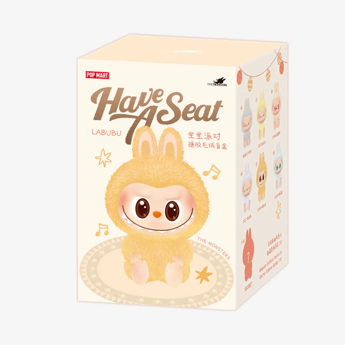 Combo set Labubu 6 Blind Box The Monsters Have A Seat Vinyl Plush Keychain Series 4