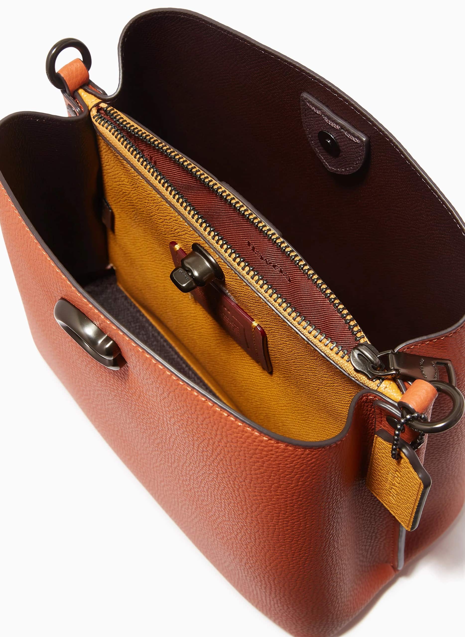 Túi xách Coach Willow Bucket Bag In Colorblock Canyon Multi C3766 1