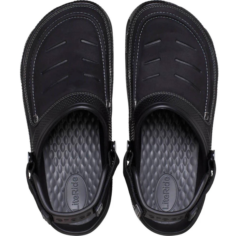 Dép sục Crocs Yukon Vista II LR Clog Black Slate Grey 3