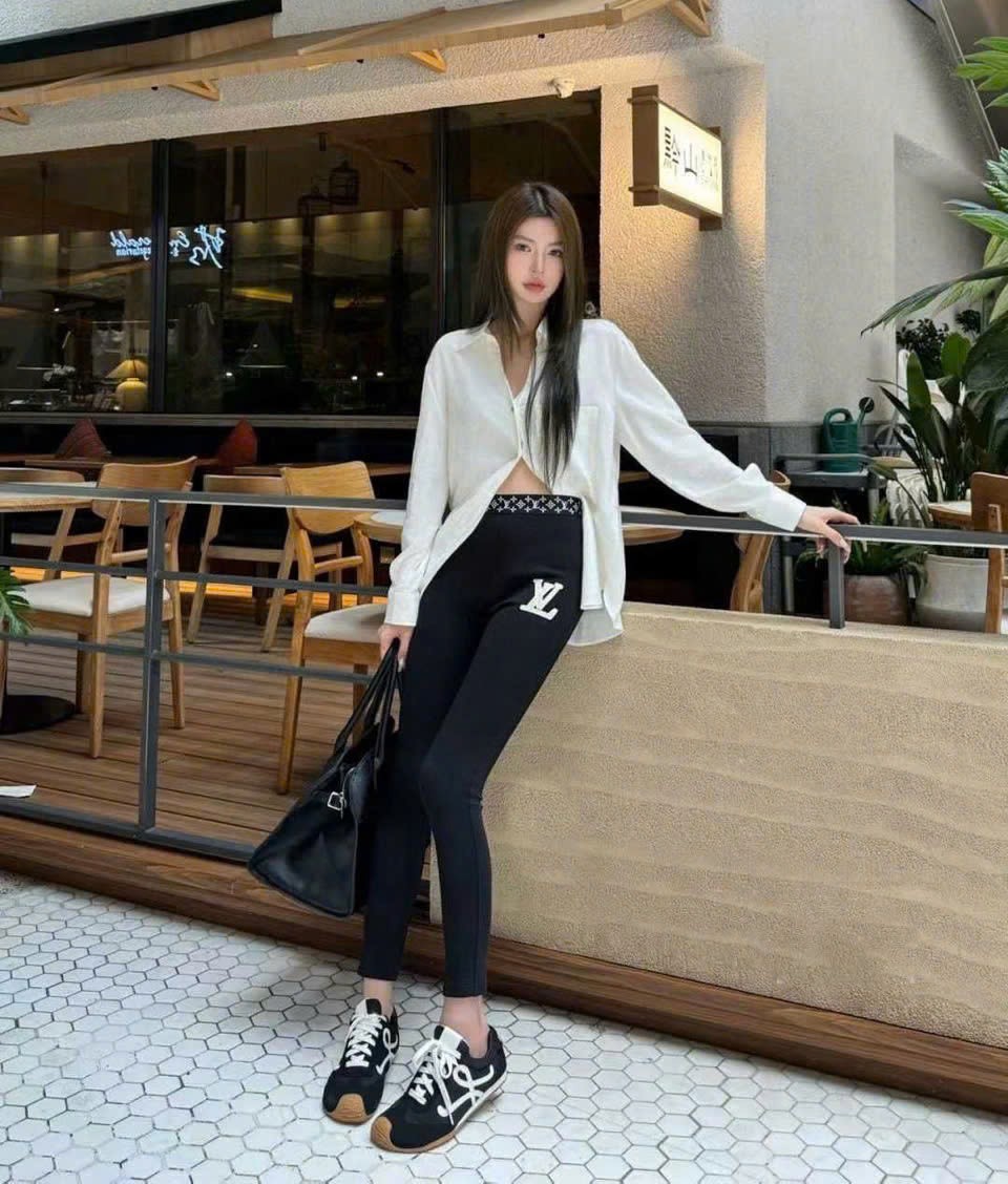 Quần legging nữ thời trang LV 4