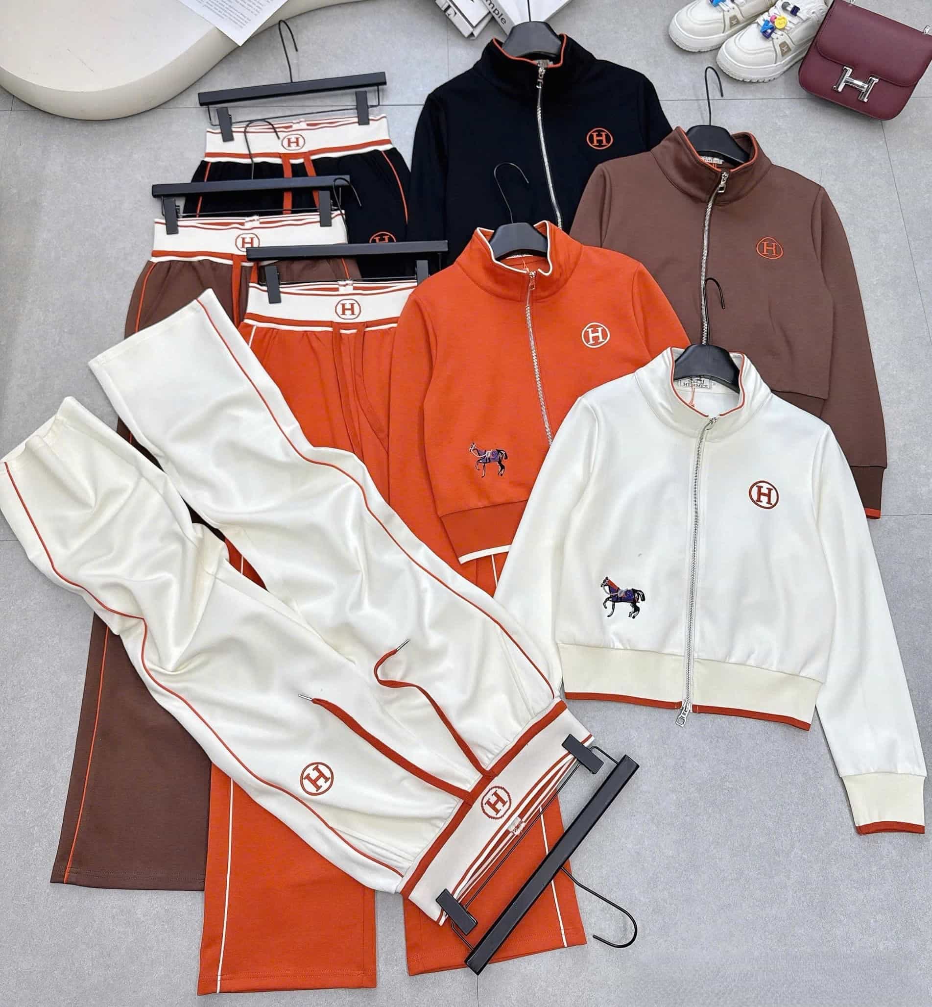 Set bộ áo quần thun nữ thời trang Hermes 14
