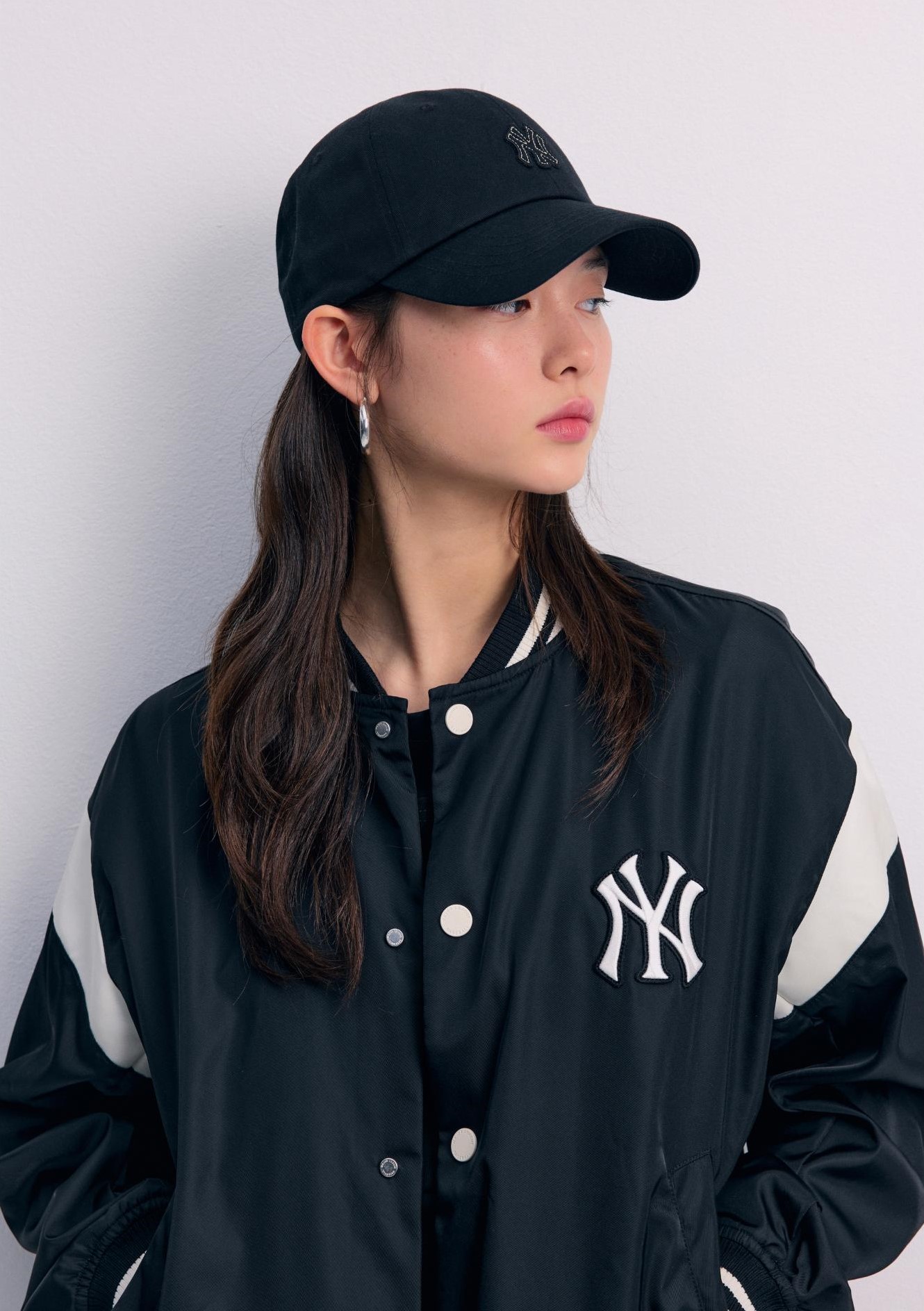 Nón kết MLB Basic Small Logo Unstructured Ball New York Yankees Black 3ACPB074N-50BKS 2