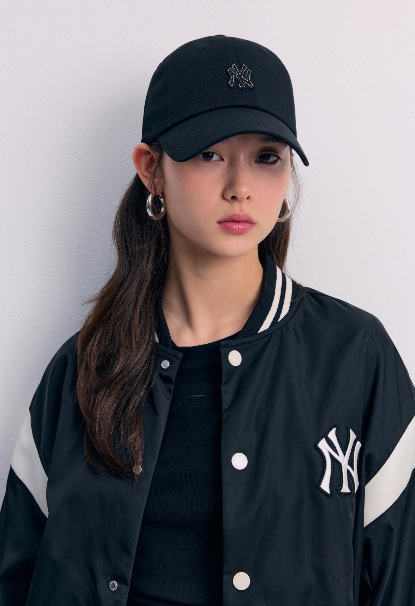 Nón kết MLB Basic Small Logo Unstructured Ball New York Yankees Black 3ACPB074N-50BKS 4