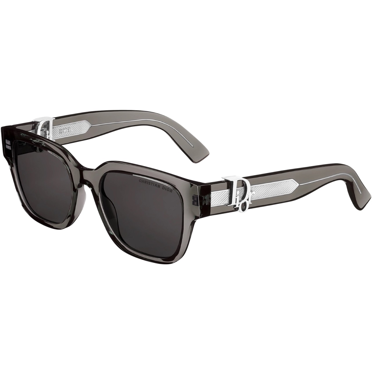 Mắt kính Dior DiorOblique S1I Transparent Black Square Sunglasses 6