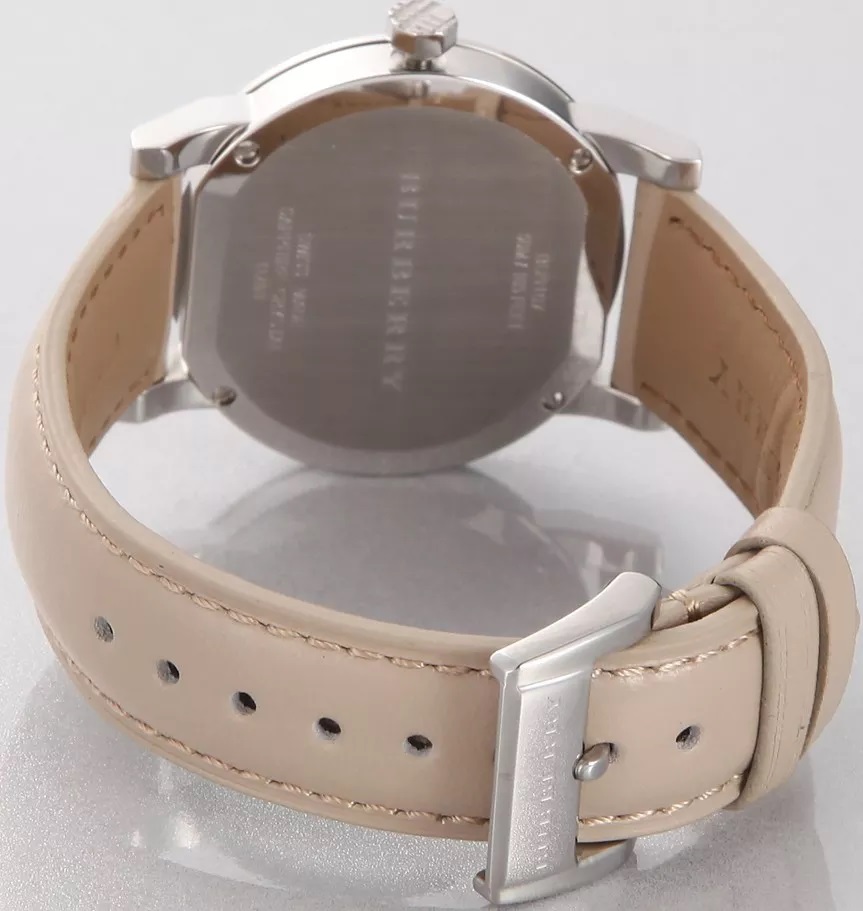 Đồng hồ đeo tay nữ Burberry Ladies Watch The City Check Neutral Silver BU9107 1