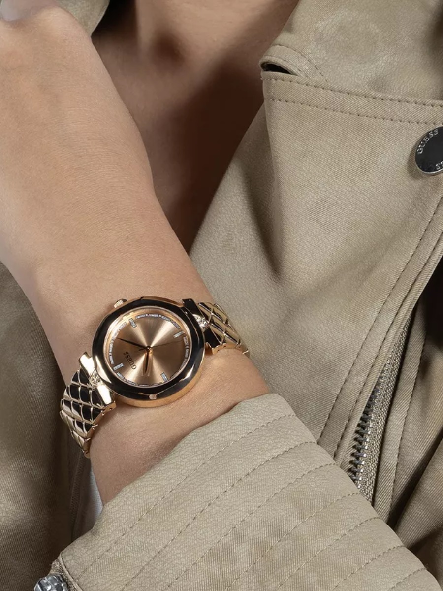 Đồng hồ đeo tay nữ Guess Rumour Analog Stainless Steel Watch GW0613L3 10