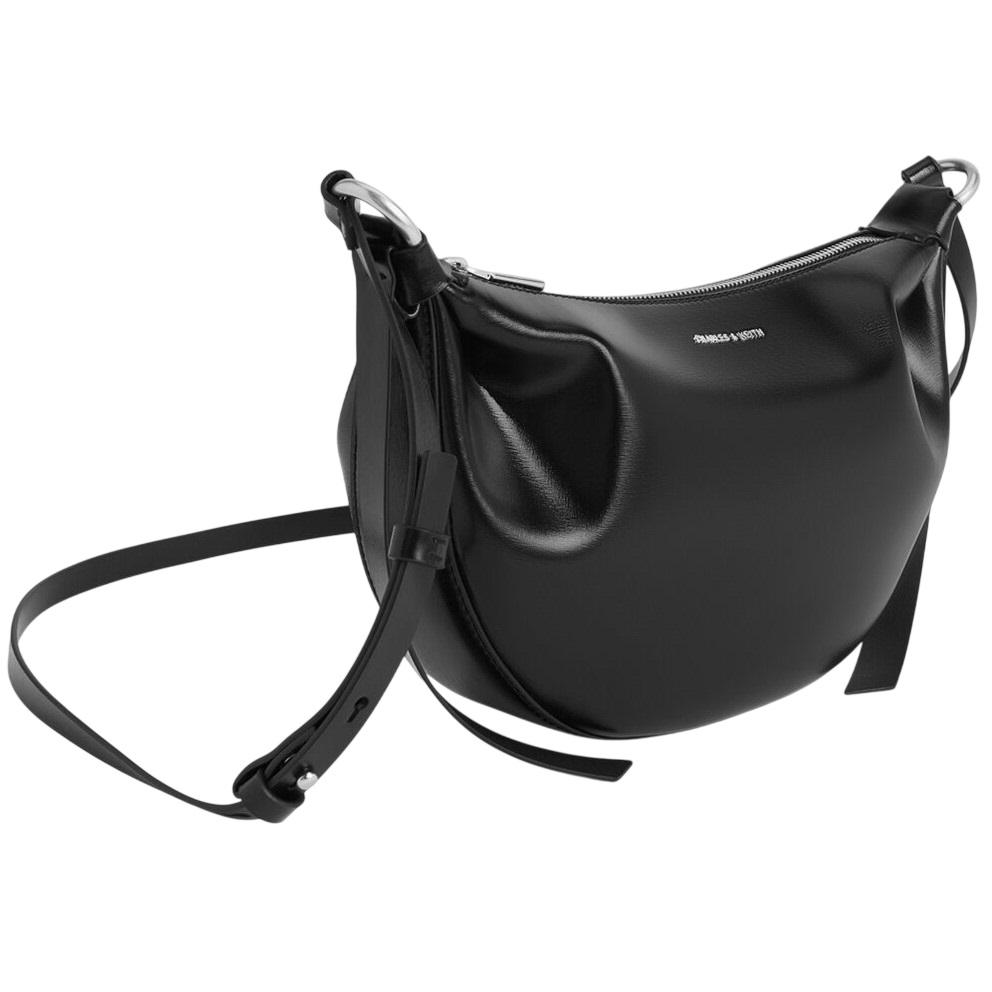 Túi đeo chéo Charles Keith Calla Half-Moon Bag Noir CK2-20671663 2