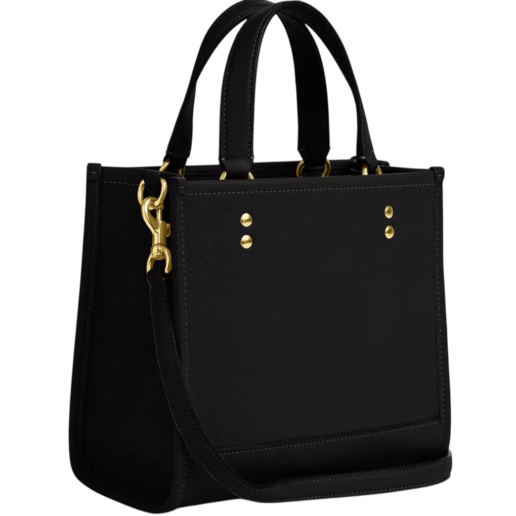 Túi đeo chéo Coach Dempsey Tote Bag 22 Black CO971 2